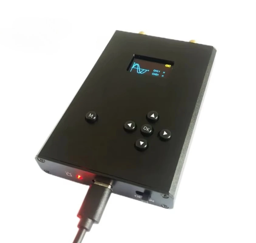 Spectrum analyzer power amplifier signal sine wave generator 12.5mhz~6.4ghz portable signal source
