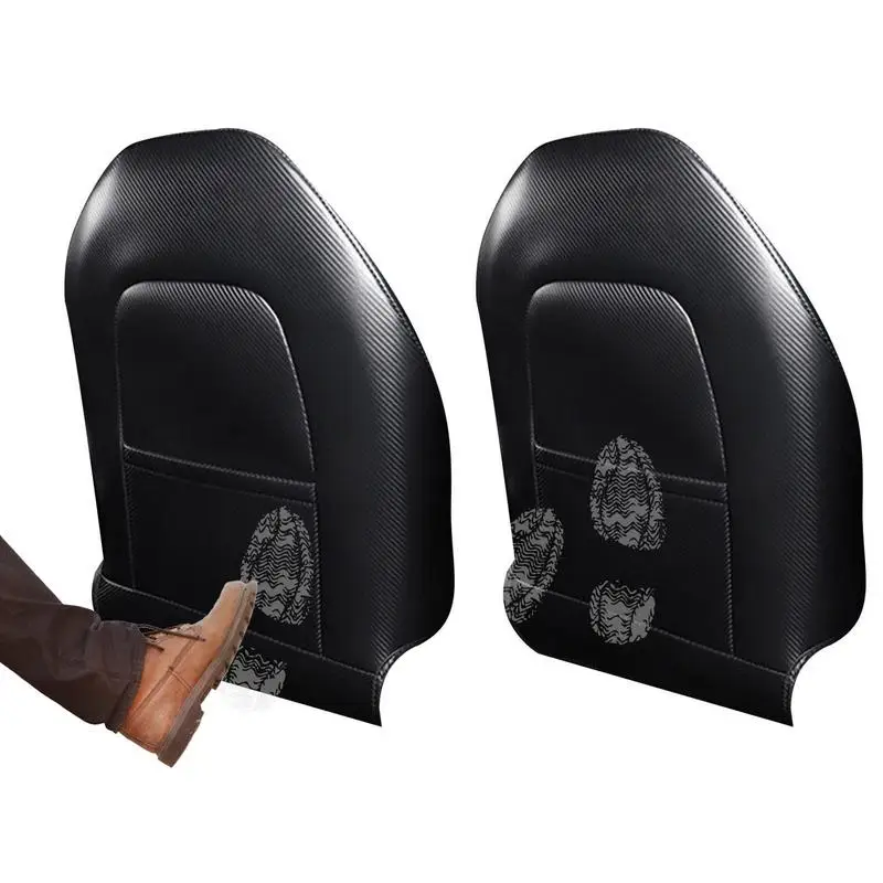 

Anti Kick Pad Car Seat Protector Cover ForTesla Model 3 Y Car Styling Modification Interior Anti Dirty Leather Protector 2pcs