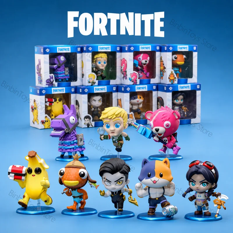 New Genuine Style Hot Toys Fortnite Cosbi Collection Mini Action Figure Blind Box Trendy Collectible Figurines Mystery Gifts view 2