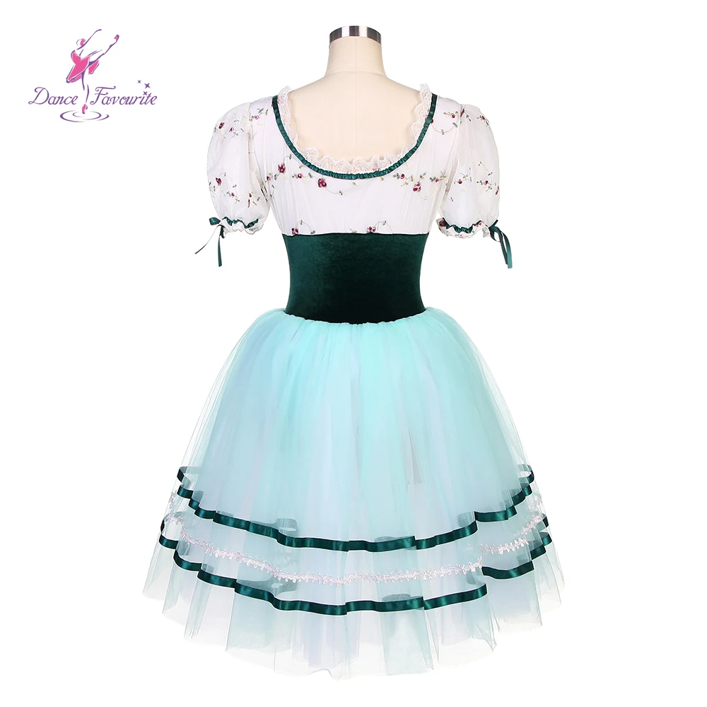 الرقص المفضل الباليه تنورات قصيرة الأخضر الباليه توتو أزياء رقص رومانسية طويلة الباليه توتو ملابس رقص 20011 #3