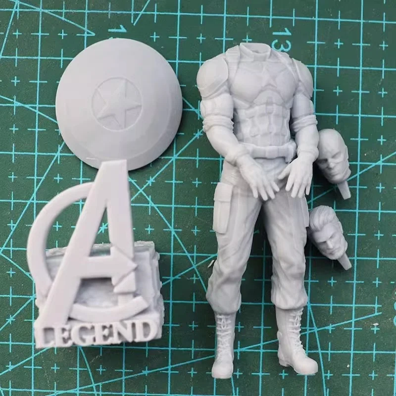 

1/24 Scale Resin Figure beefcake Warrior captain Assembled Model Kit Statue Unassembled and Unpainted 3D printing toy