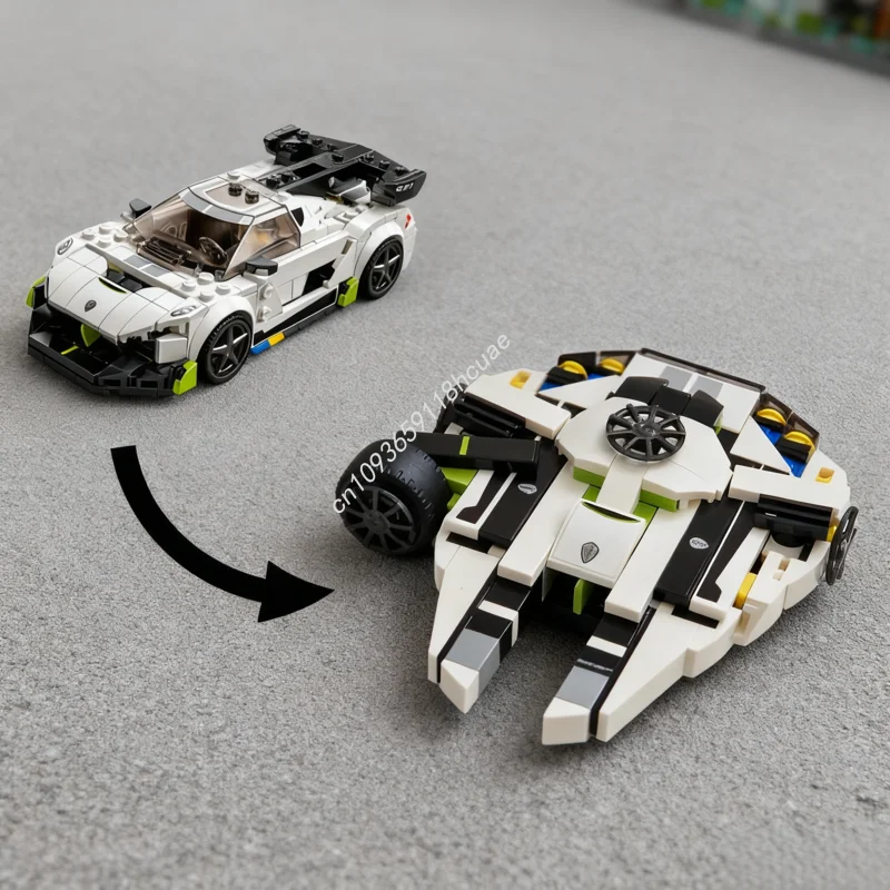 Blocs de construction MOC Millenium Jescon Star Battle, 202 pièces, jouets créatifs d'anniversaire pour enfants, Architecture éducative, cadeaux de noël