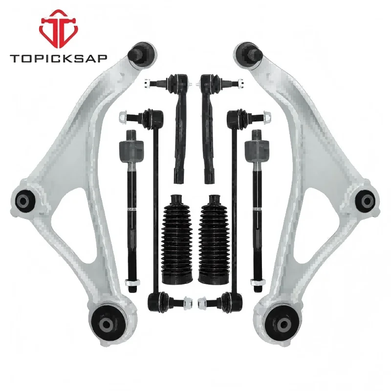 

TOPICKSAP 10pcs Front Lower Control Arm Sway Bar Tie Rod End Kit for Nissan Altima Maxima 2015-2022 (OE K622838 K622839)