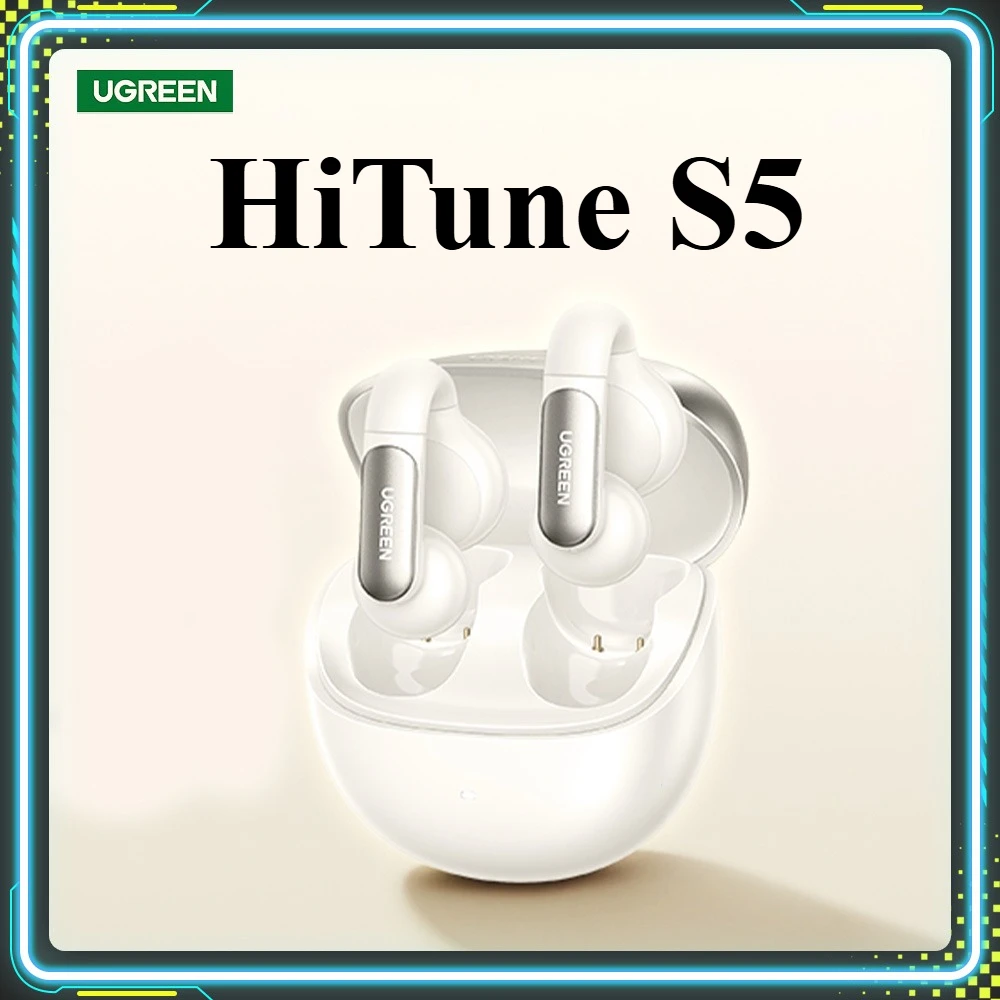 UGREEN HiTune S5 TWS наушники открытые спортивные зажимы для бега уха Osteoacusis беспроводные Bluetooth наушники на заказ аксессуары для телефонов UGREEN HiTune S5 TWS наушники открытые спортивные зажимы для бега уха Osteoacusis беспроводные Bluetooth наушники на заказ аксессуары для телефонов