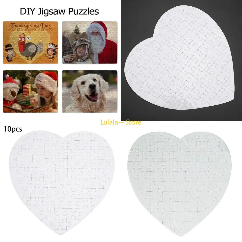 

Y4QA DIY Party Invite Blank Puzzle for Decorating Art Activity Use as Party Favor