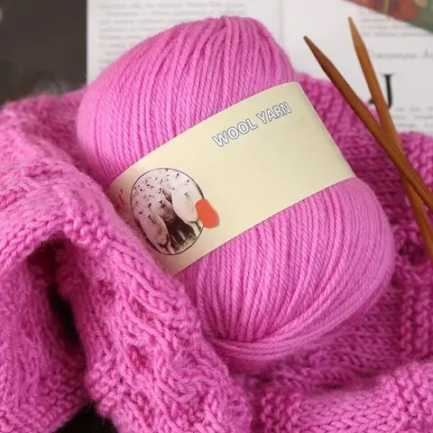 400g Wool Yarn Sheep Wool Yarn Medium-Thick for Handmade DIY Knitting Sweaters, Hats, Scarves, Large Coats Wool Yarn 1 Piece = 4 Pieces = 400 Grams