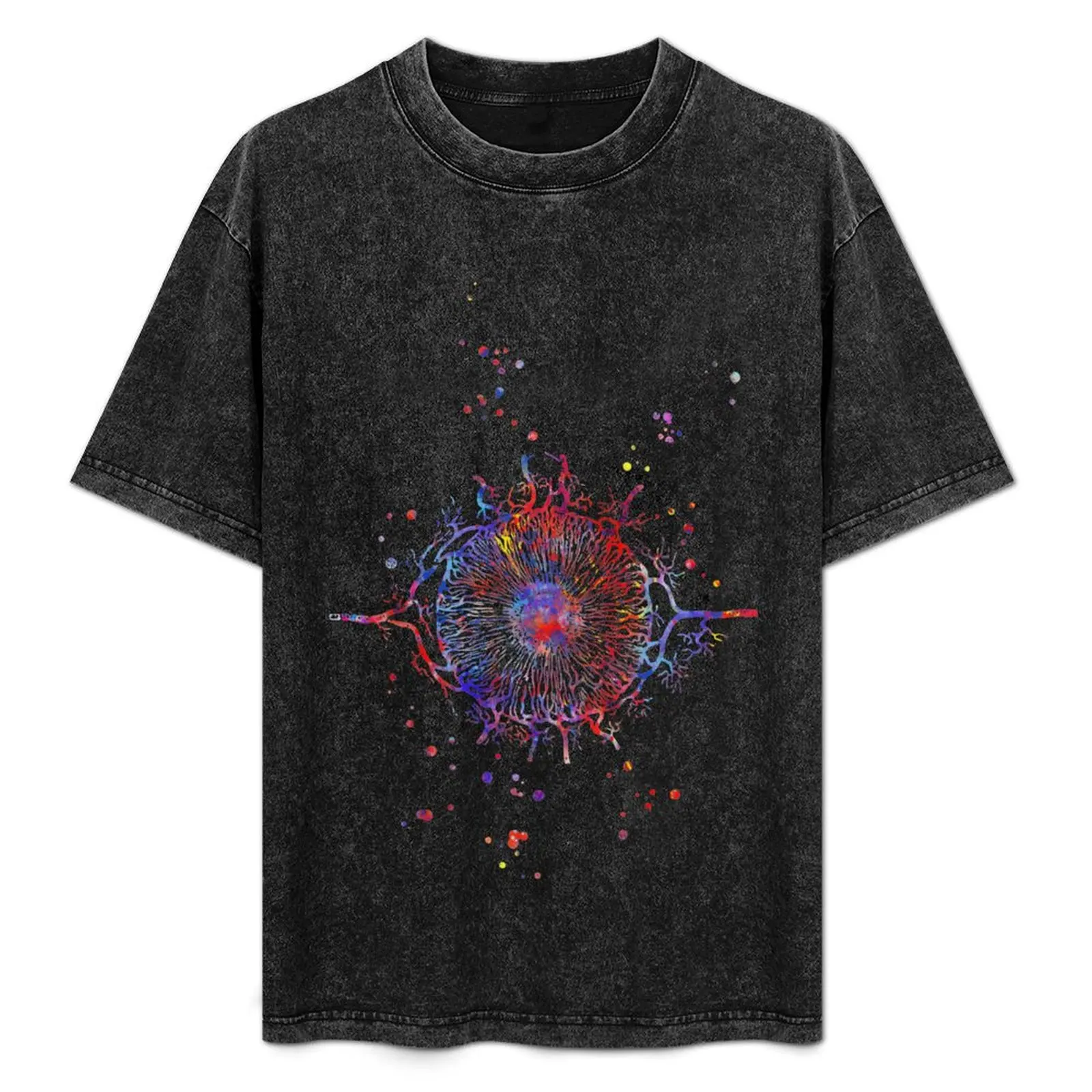 Ojo humano, anatomía del ojo, anatomía del iris, suministro de sangre al iris, papila de la retina, camiseta con diseño de ojo, camiseta para exteriores con protección solar