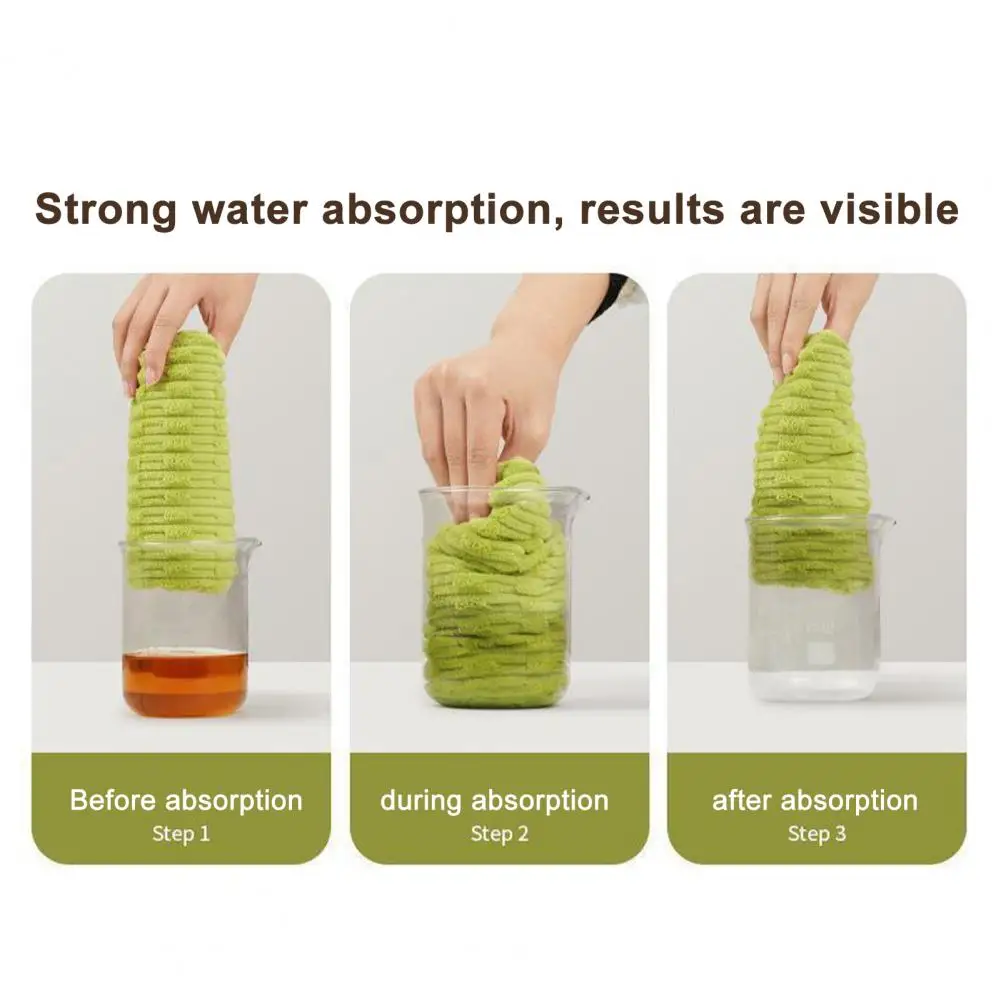 Reusable Dishcloth Rolls Reusable Microfiber Cloths Thick Absorbent Washable Wipes Tearable Towels for Wet Dry Kitchen Use