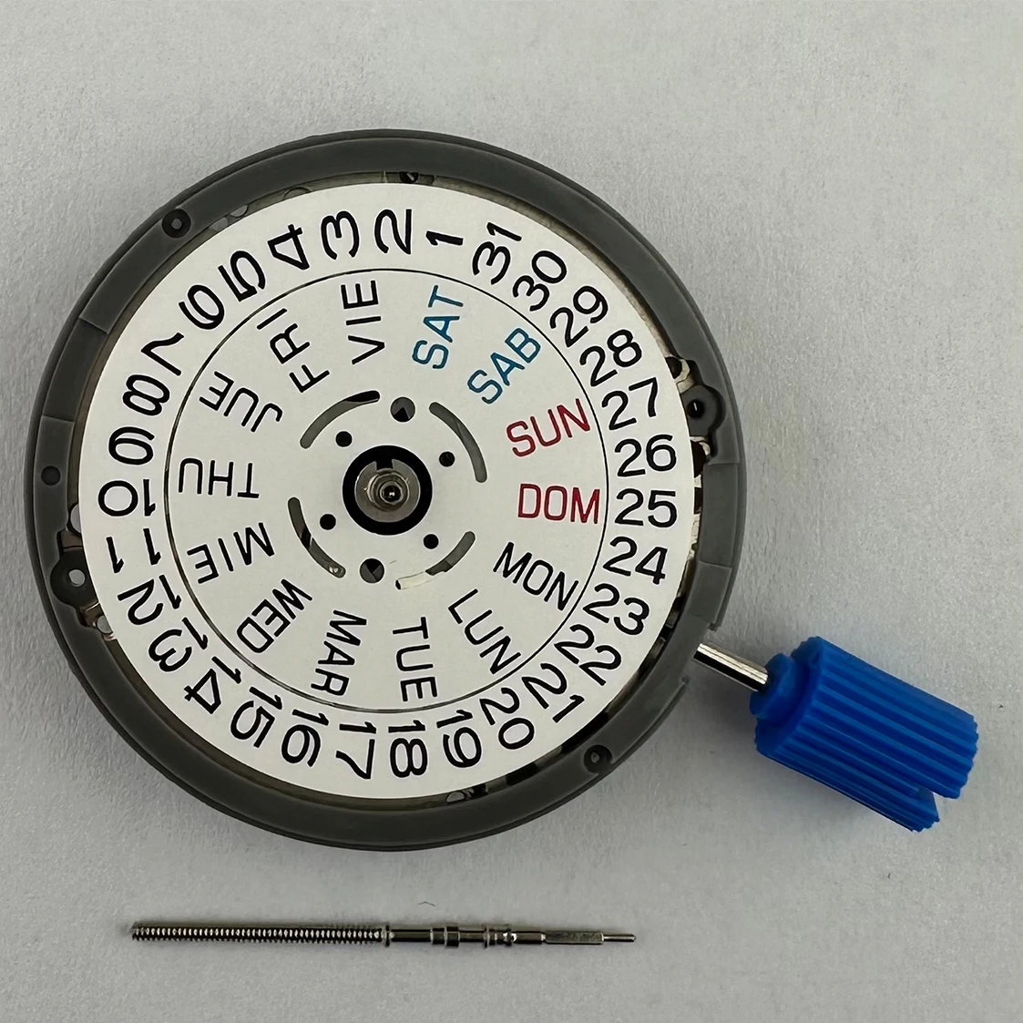 Nh36a mechanisches Uhrwerk hochpräzise weiß 3,8 Uhr Datum 4,2 Uhr Krone Ersatzteile für automatisches Uhrwerk