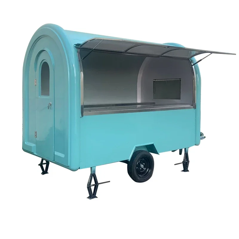 Food Cart Kiosk Design Trailer for Snack Food Cheap Mobile Food Truck