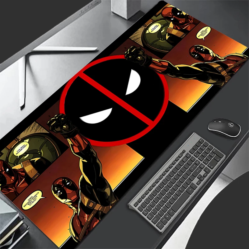 

Mouse Pad Laptop Gaming Accessories Keyboard Rug XXL Cool Logo D-deadpool Mousepad PC Anime Manga Gamer Cabinet Desk Mat Carpet