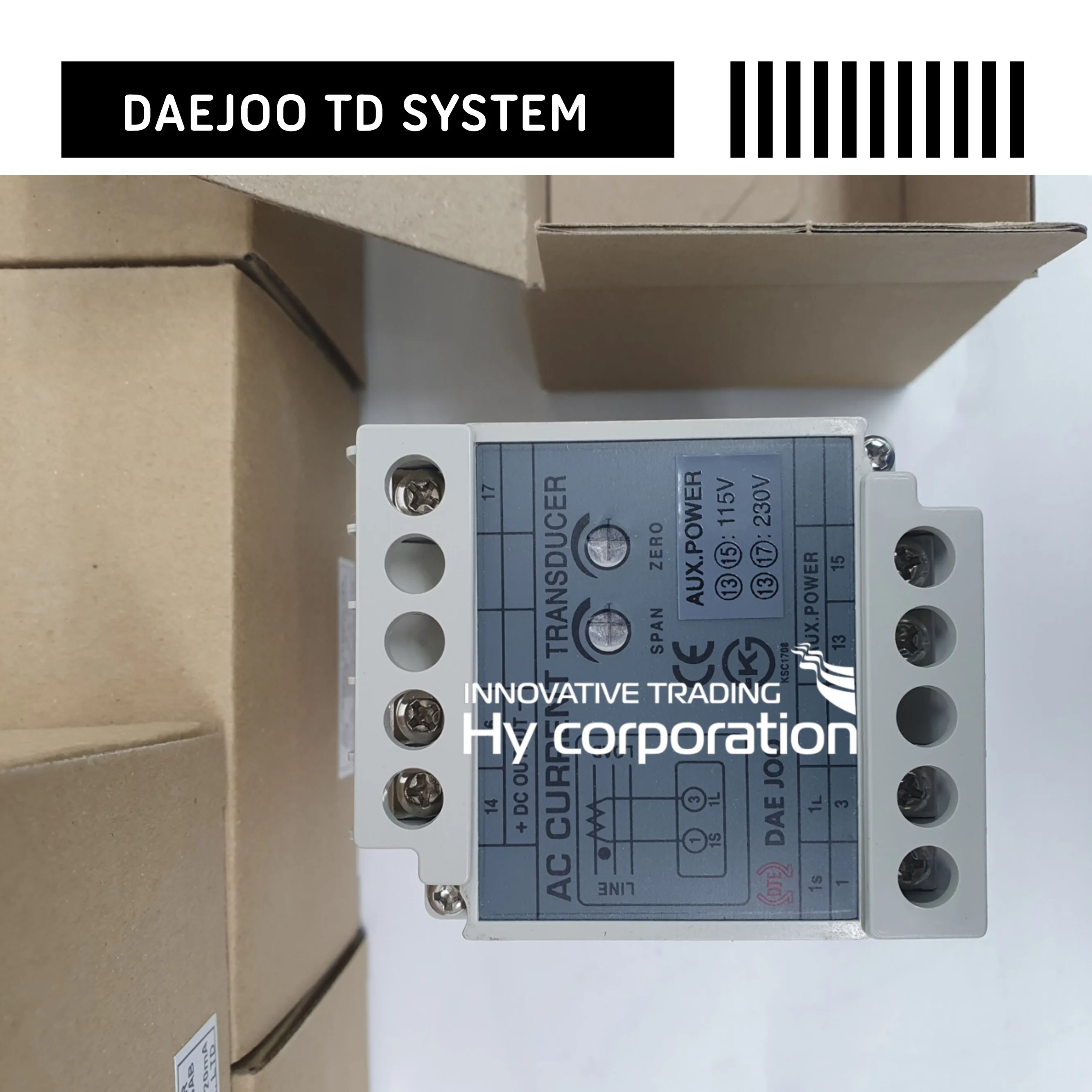 

AC CURRENT TRANSDUCER DT-1A-A8AB Made in Korea