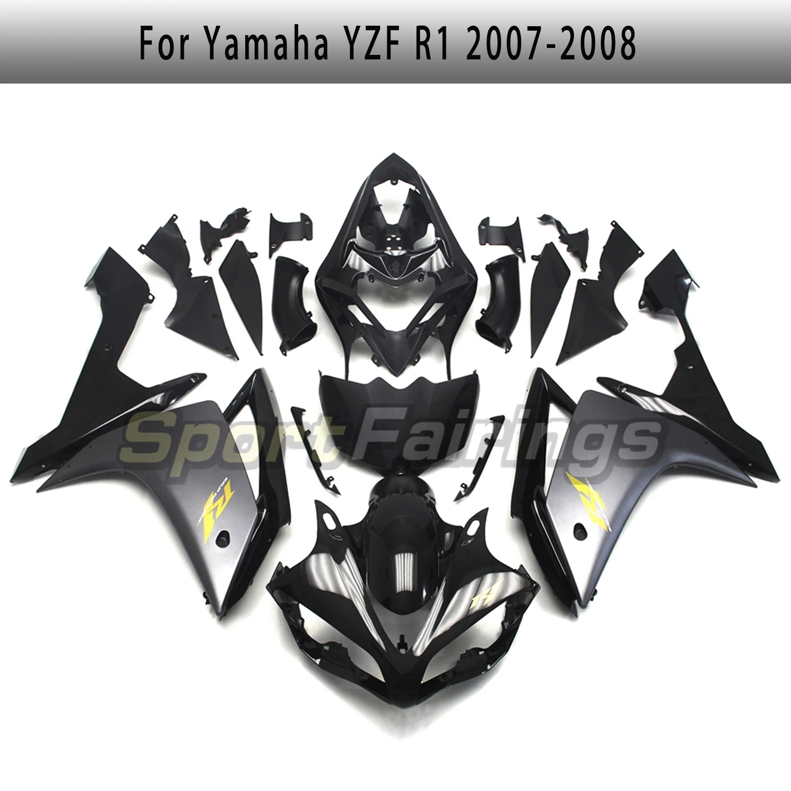 

Motorcycle Full Fairings Panel Kit For Yamaha YZF R1 2007 2008 Full Surround Fairing Conversion Kit Body Trim Housing Parts