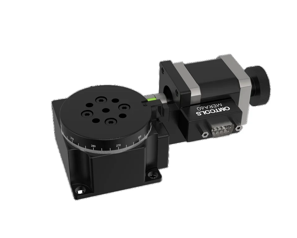 

Прецизионные моторизованные поворотные ступени с прецизионно обработанными червячными шестернями Серводвигатель Сменный моторизованный ступени