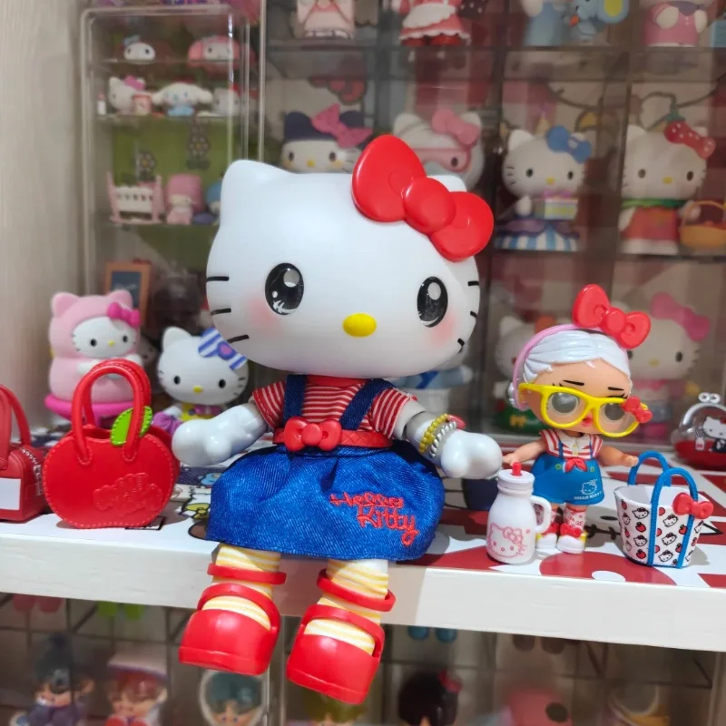

Hello Kitty 20 см длинная нога серии мобильная суставная фигурка BJD кукла настраиваемая игрушка в подарок для коллекционеров и фанатов
