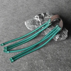 2PCS Ice Green Three-strand Rubber Band Slingshot Special Rubber Band Accessories High Elasticity High Power Rubber Band