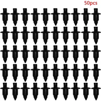 10/50Pcs 6mm Black Rivet Fairing Body Trim Panel Fastener Screw Clips For Honda ATV Motorcycle Accessories Auto Fastener & Clips