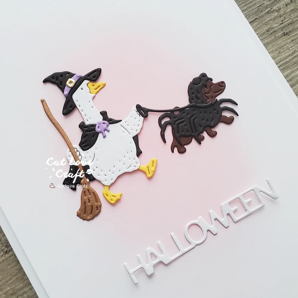Halloween Thanksgiving Gans Wurst Hund Metall-Stanzformen Scrapbooking Schablone Stanzformen Kartenherstellung Basteln Prägung Neue Stanzformen – Detail 6