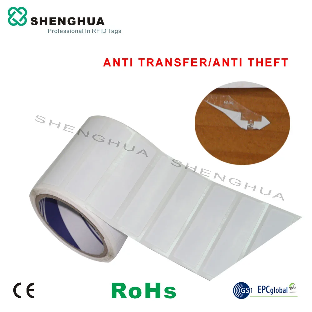 10pcs/pack ANTI TRANSFER/ANTI THEFT UHF RFID TAG PRINTABLE PROGRAMMABLE 860-960Mhz 6C FOR ASSETS MANAGEMENT/PARKING/ LOGISTICS