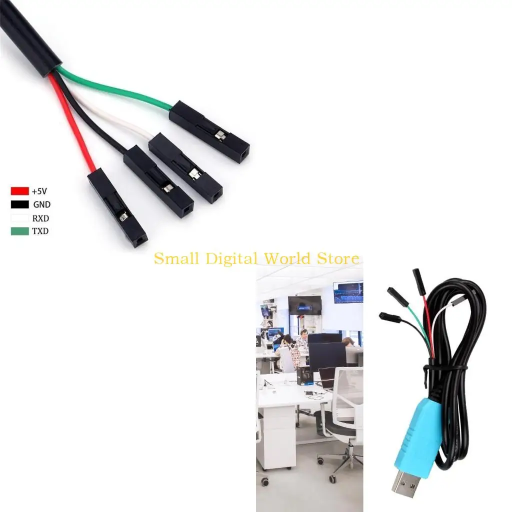 77UB PL2303TA USB To TTL RS232 Module Converter Serial Cable Adapter Download Cable Industrial Grade Modules Replacement
