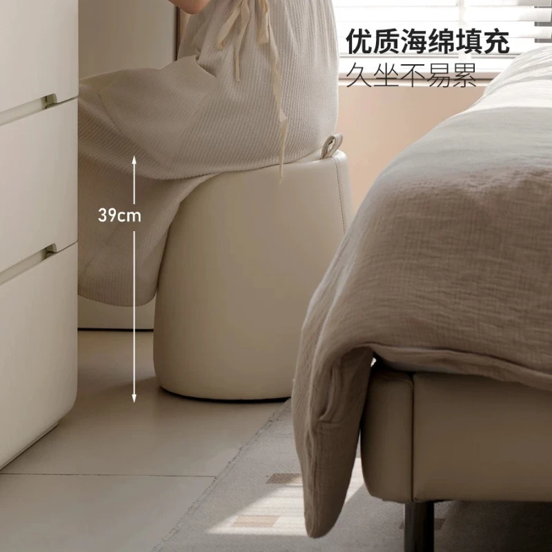 Cream Style Vanity Stool Bedroom Sofa Balcony Exclusive Vanity Stool Product Home Furniture Taburete De Maquillage ZY40HZD