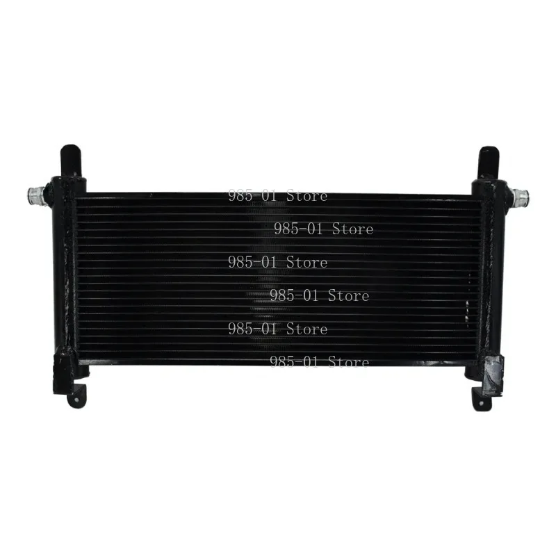 Hydraulic oil cooler for skid steer loader, compatible with multiple models