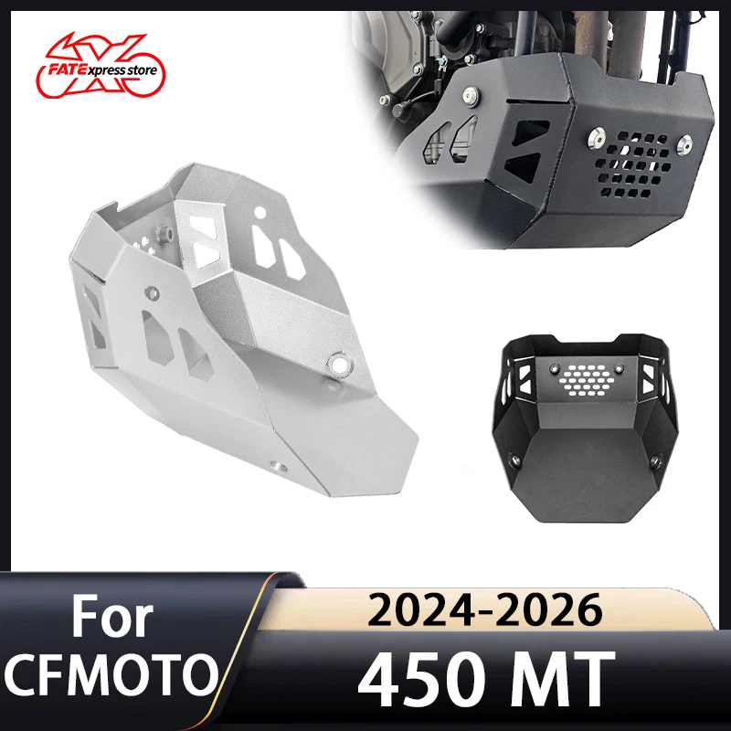 

For CFMOTO cf 450MT 450 mt 2024 2025 2026 Engine Skid Plate Motorcycle Bottom Belly Pan Cover Bellypan Guard Bash Frame