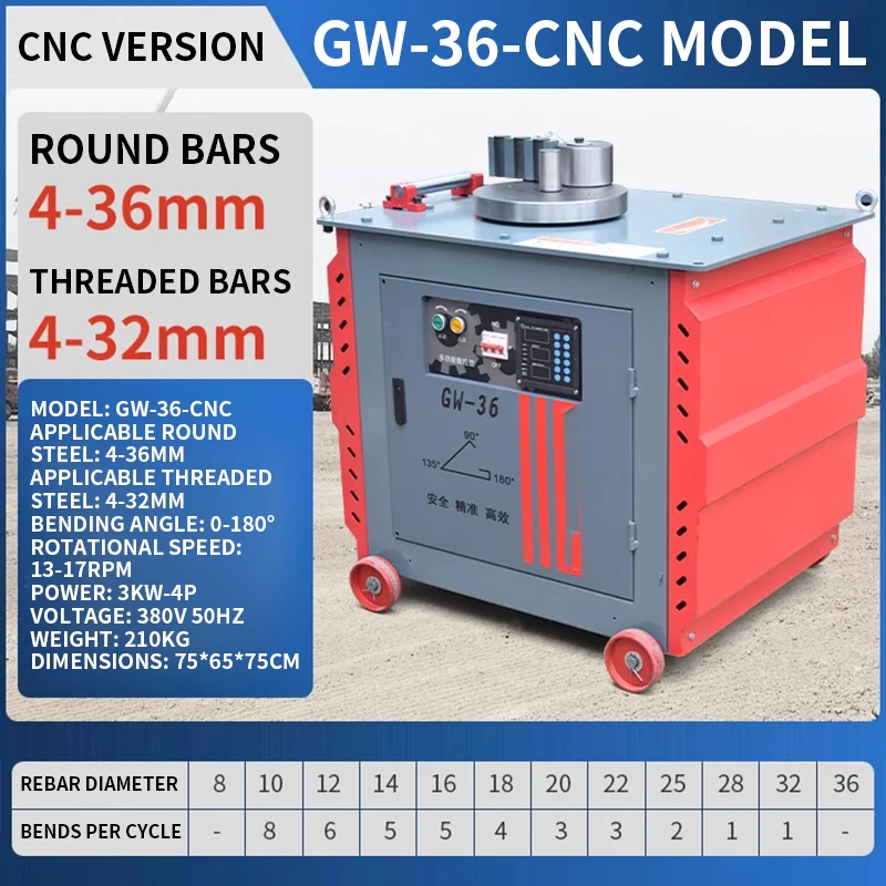 

Интеллектуальный гибочный станок с ЧПУ для арматурных обручей, полностью автоматическое гибочное оборудование, эффективное строительное оборудование, настраиваемое