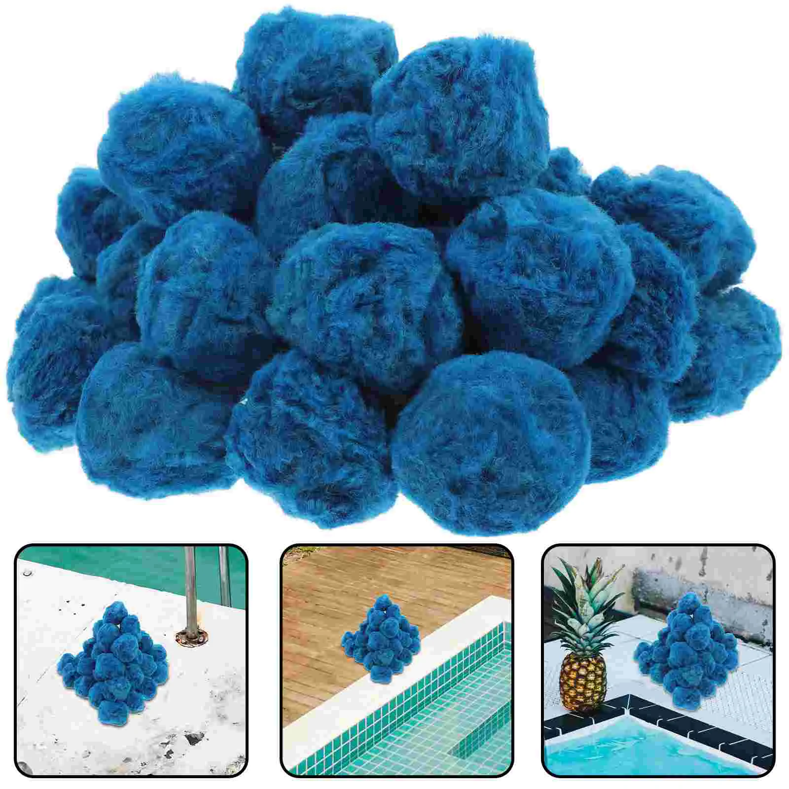 

Filter Fiber Balls Fish Tank Filters Accessory Household Pool Cotton/filter Blue