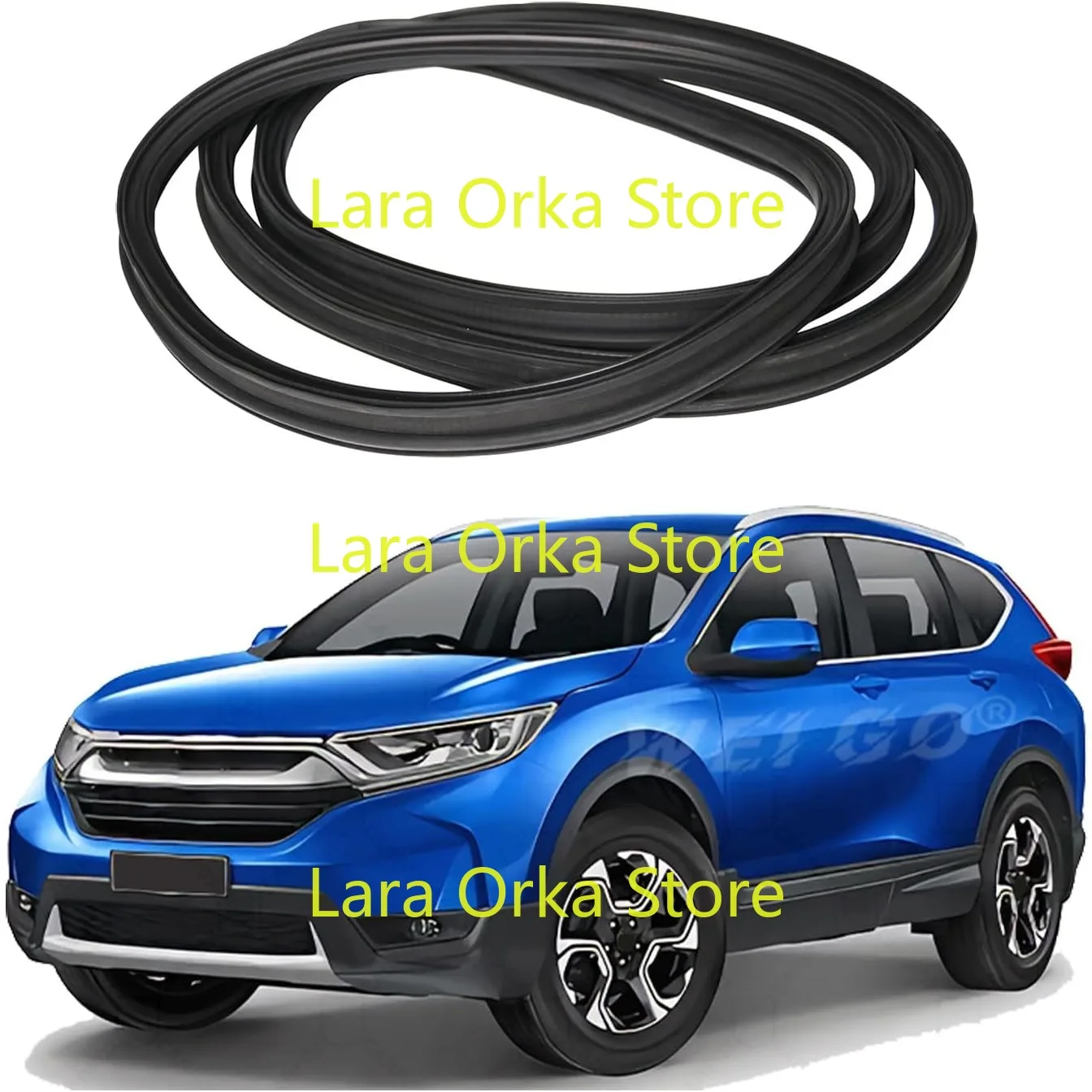 Rear Trunk Weatherstrip Seal for Honda CRV 2017 2018 2019 2020 OE# 74440-TLY-A01, Sound Insulation Car Rubber Seal Weather Strip
