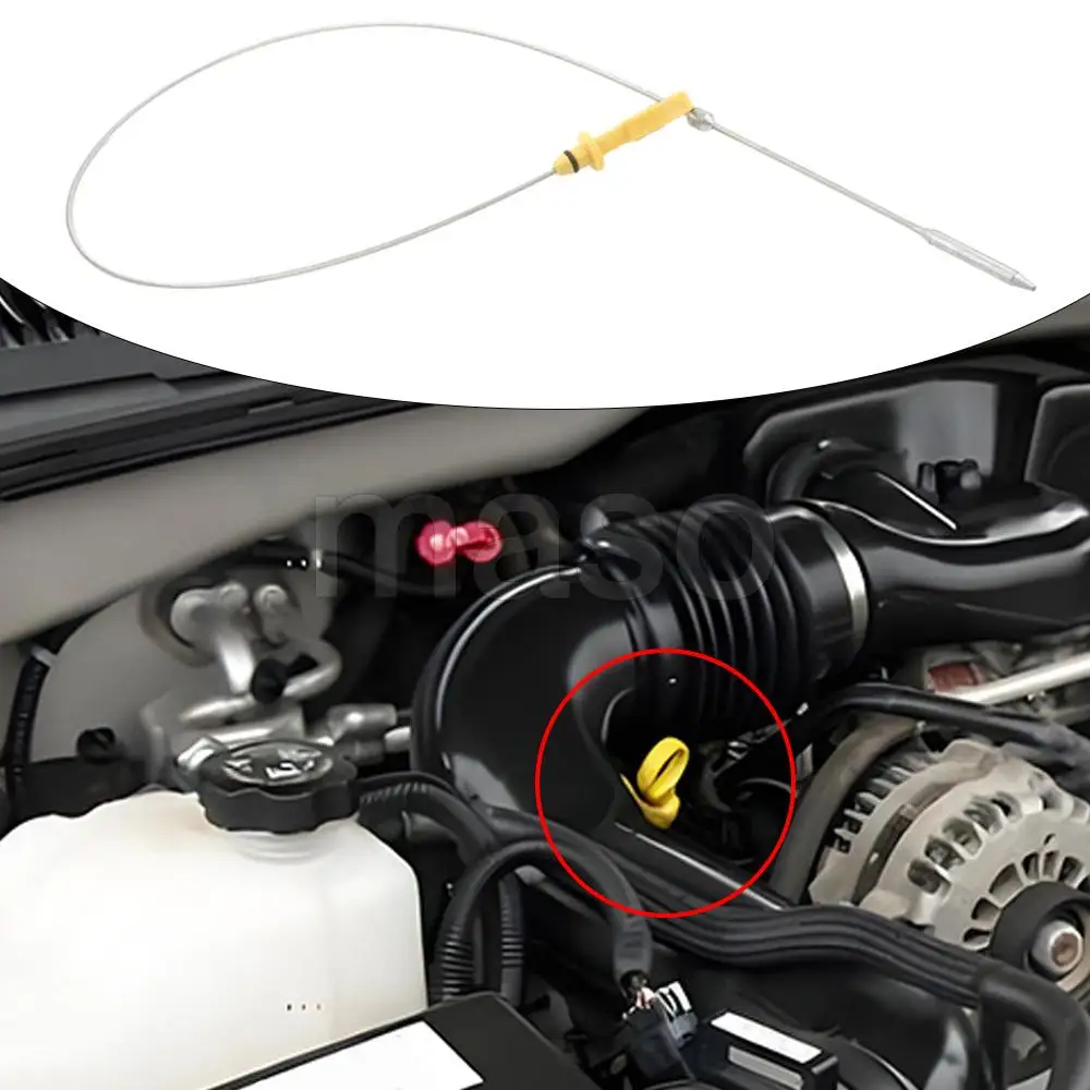 

Car Engine Oil Level Dipstick 97287502 For Chevrolet Silverado GMC Sierra 2500HD 3500HD 6.6L 2001-2007 Yukon XL 2500 2001-2005