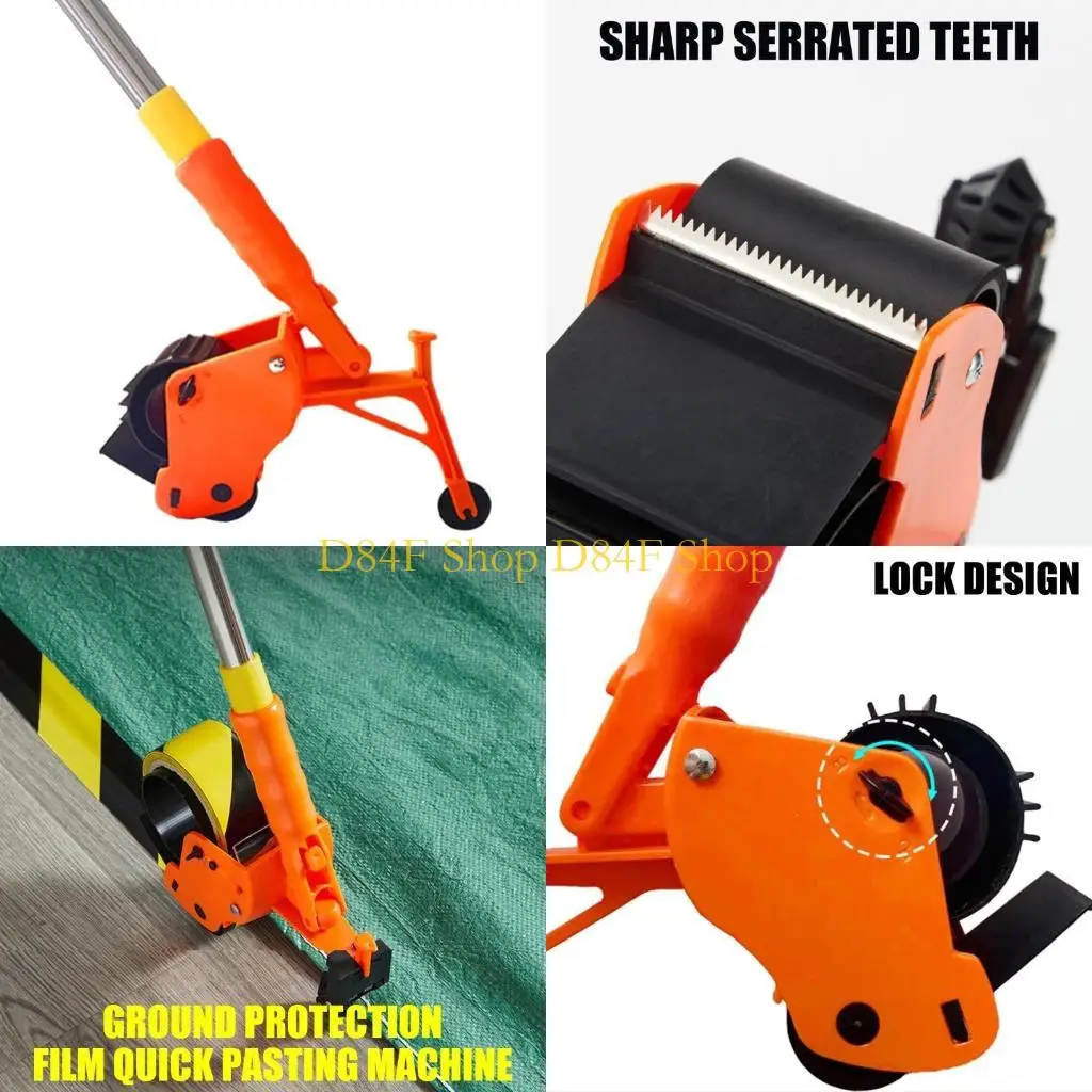 

D84F Easy to Use Masking Tape Applicator Machine with Double Roller Suitable for Quick & Accurate Tape Placement Fast Cutting