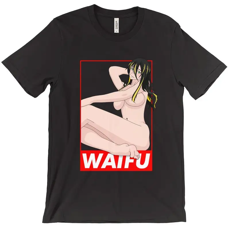 Anime Waifu Ecchi, Sexy, Lewd, Fetish Golden Snake T-Shirts