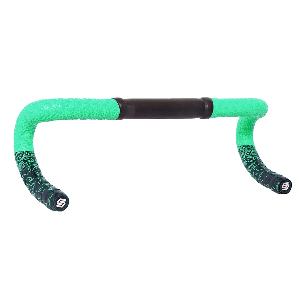 1 Paar Neues Fahrradlenkerband Zweifarbiges Rennrad-Lenkerband mit Chrysanthemenmuster EVA+PU Weiches Anti-Vibrations-Lenkerband Langlebiges Lenkerband – Detail 17