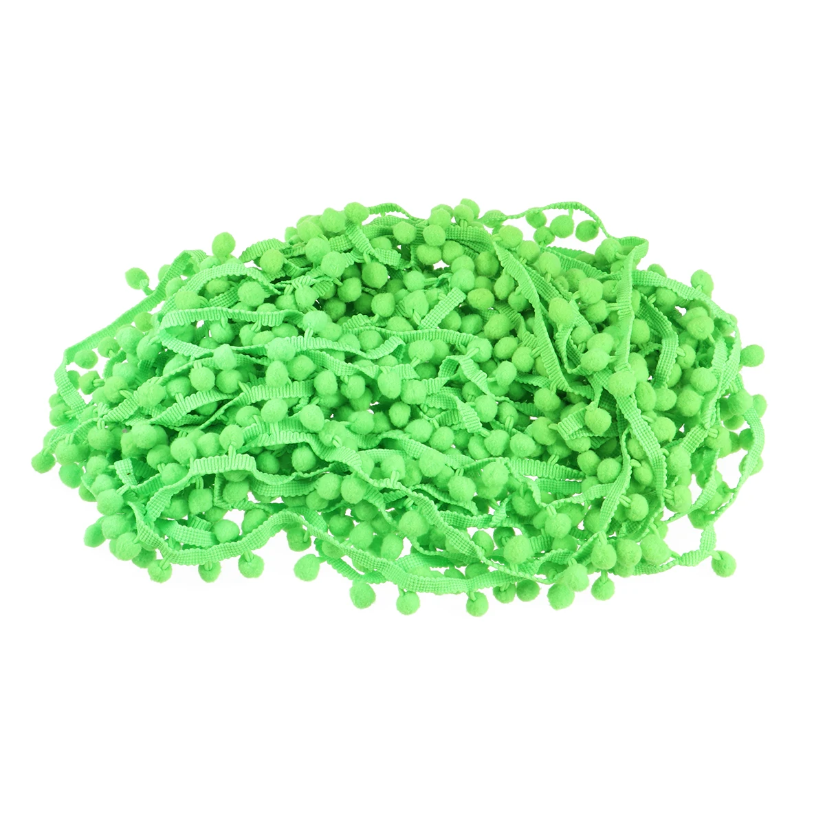 

9M Eco-Friendly Ball Lace Trim Green Diy Crafts Decorations Maternity s Clothing Waist Band Skirt Shorts Embellishment Tassel