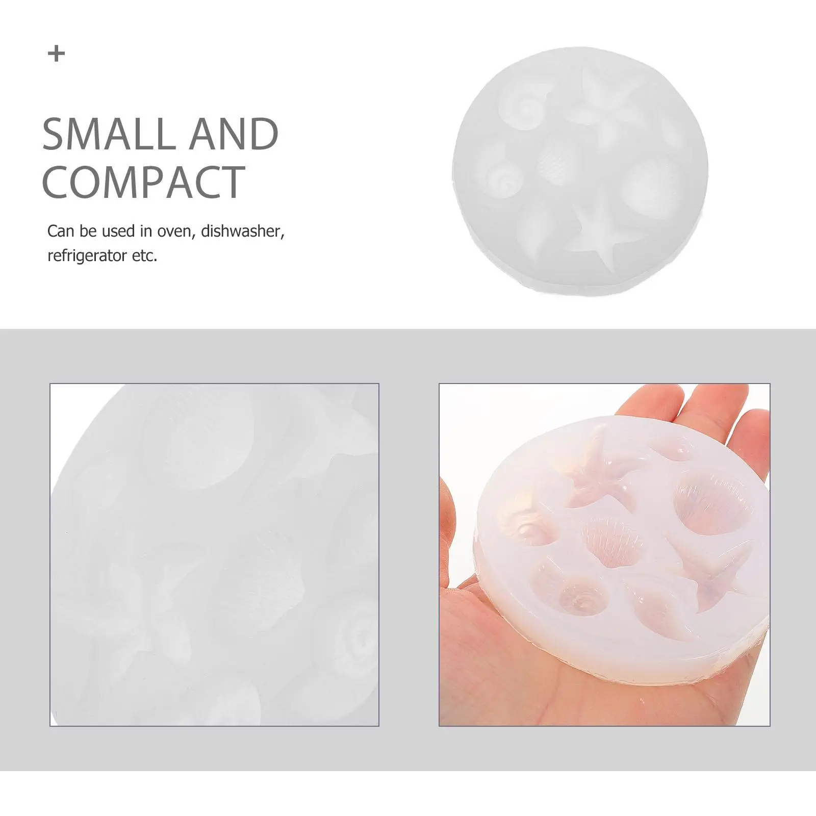 

Silicone Cake Molds Sea Animal Food-grade Baking Ocean Soap Mold Eco-friendly Non-toxic Flexible Reusable Jewelry Accessories