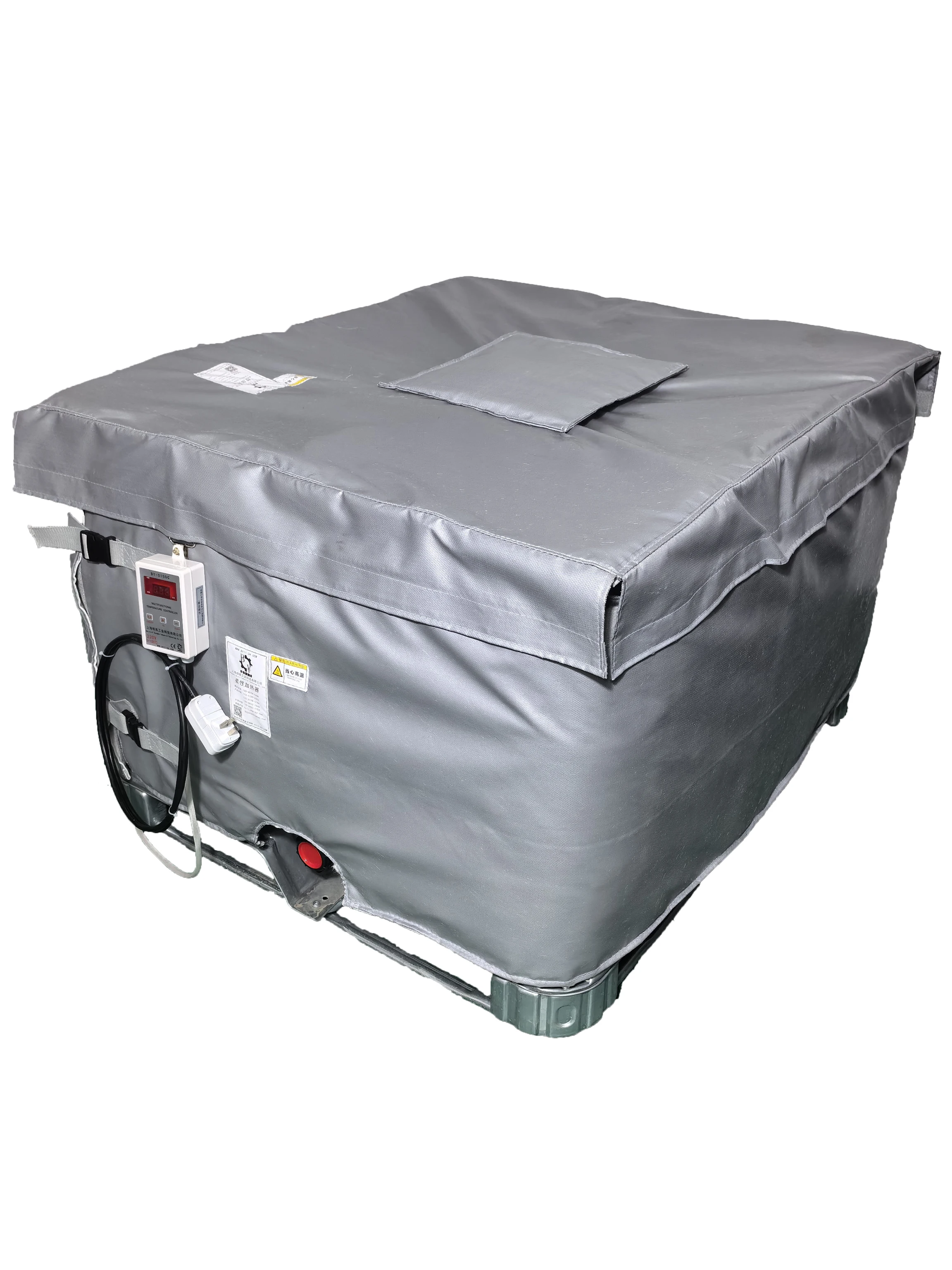 500L horizontal ton drum heater anti freeze insulation and heat tracing intelligent temperature control for quick use