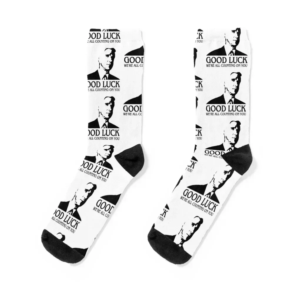 Good Luck, We're All Counting On You Socks cotton essential Women Socks Men's