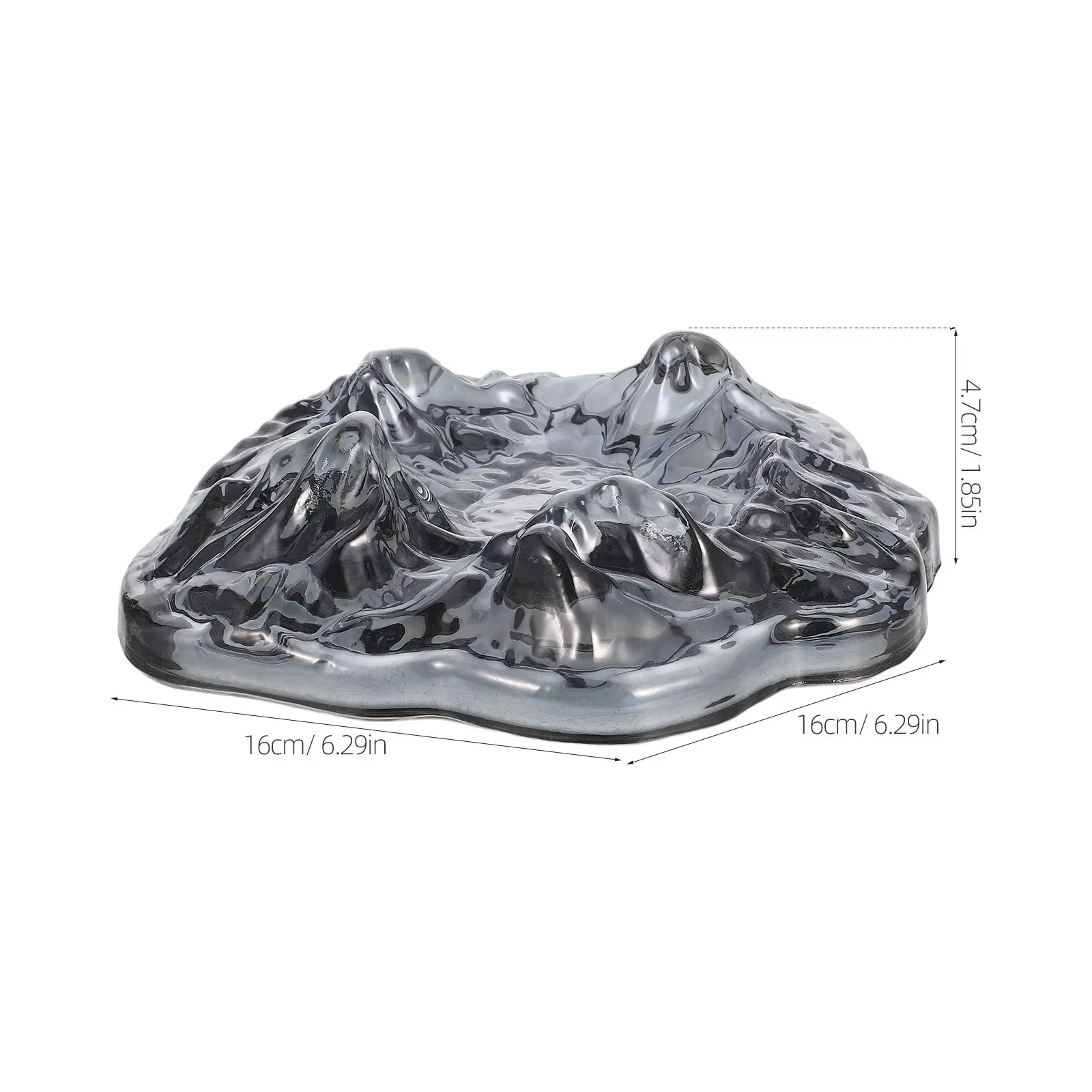 Ash Holder for Indoor Ashtray Desktop Ornament Bowl outside Patio Cars Travel Home Decor