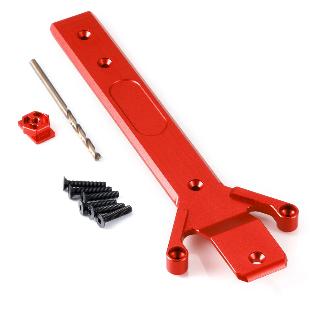 لوحة حماية هيكل من سبائك الألومنيوم من YEAHRUN لأجزاء ترقية السيارة Traxxas 1/16 Mini Maxx 2S RC