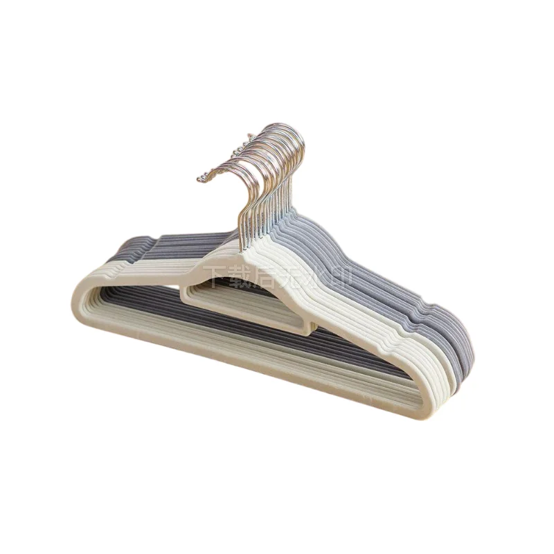 

20Pcs/lot 41.cmFlocking hanger, a must-have for wardrobe organization. It's a non-slip and mark-free clothes hanger, also known