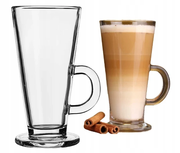 زجاج قهوة بأذن شفافة ، من من من من من الزجاج من القهوة