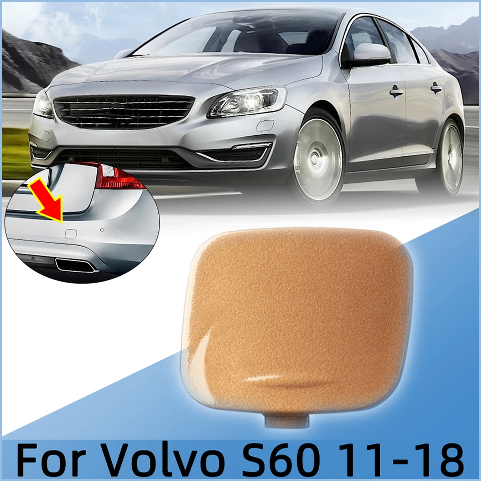 

Rear Bumper Tow Hook Eye Cover Cap For Volvo S60 2011 2012 2013 2014 2015 2016 2017 2018 Auto Parts Hauling Trailer Lid Trim