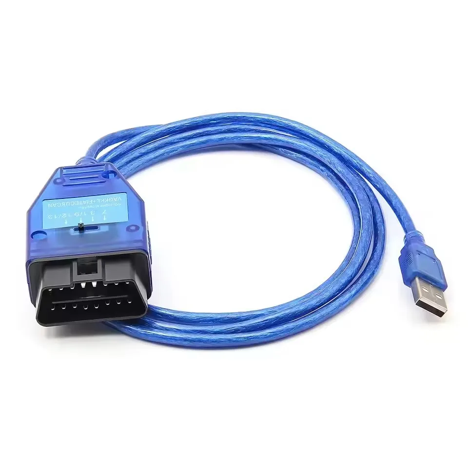 VAG 409 KKL USB + Fiat Ecu Scan tool Switch For Volkswagen and Fiat Car Diagnostic Tool Obd2 Scanner