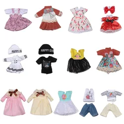 16cm Doll Clothes Cute Princess Dress For 1/8 BJD Doll Tops T-shirt Hoodies Jeans Pants Suit Lace Knitted Sweater Skirt Gift Toy