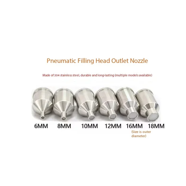 Anti-Drip Filling Nozzle 50.5 Chuck | 304 Stainless Steel Trigger Filling Head for Liquid Paste Discharge