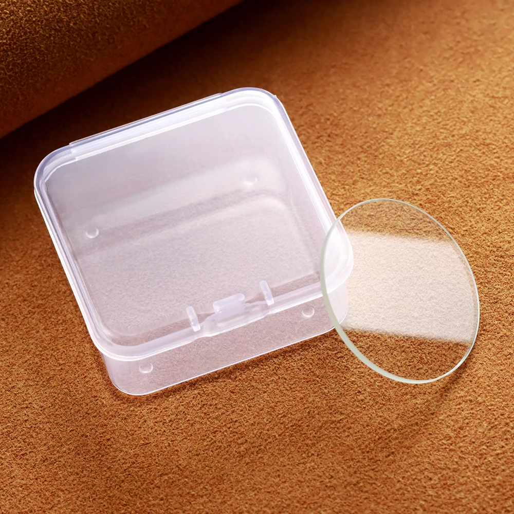 Transparent Watch Glass Accessories Round Planar Mirror 1.5mm Thickness 28mm 29mm 30mm 31mm 32mm 33mm 34mm 35mm 36mm 37mm 38mm