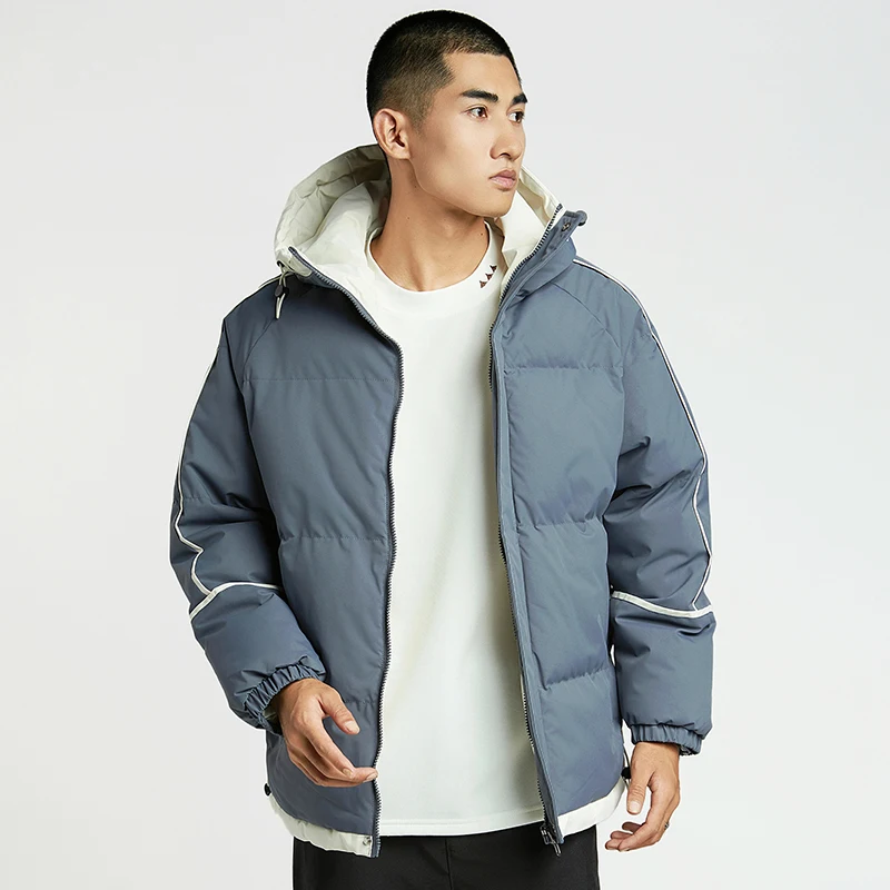 

New Autumn and Winter Cotton Jacket for Both Men and Women, Winter Trend Hooded Comfortable Jacket, Thickened Warm Cotton Jacket