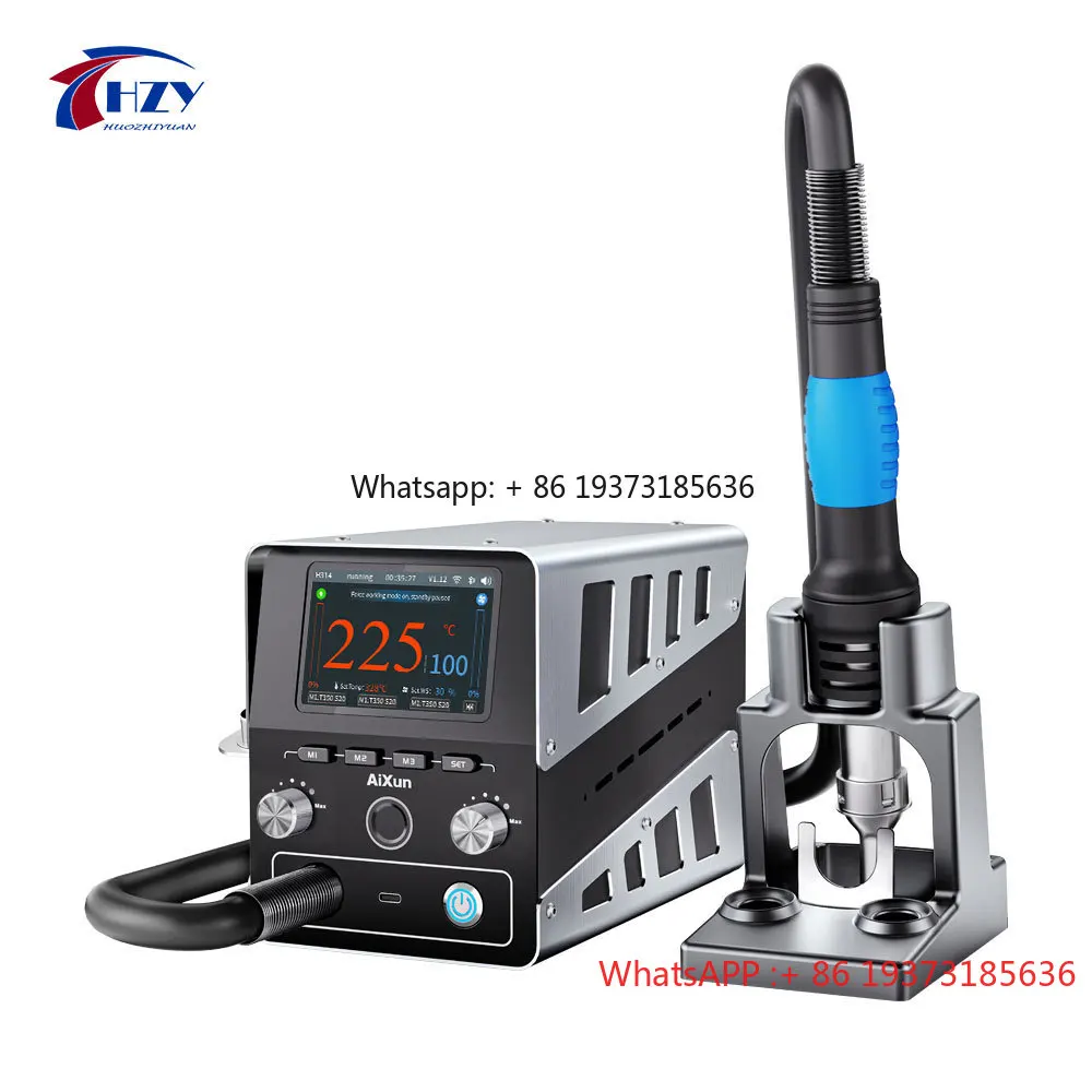 

Aixun H314 1400W Intelligent Hot Air - Soldering Station Digital High Power BGA Rework Heating for SMD SMT Welding Repair Tool