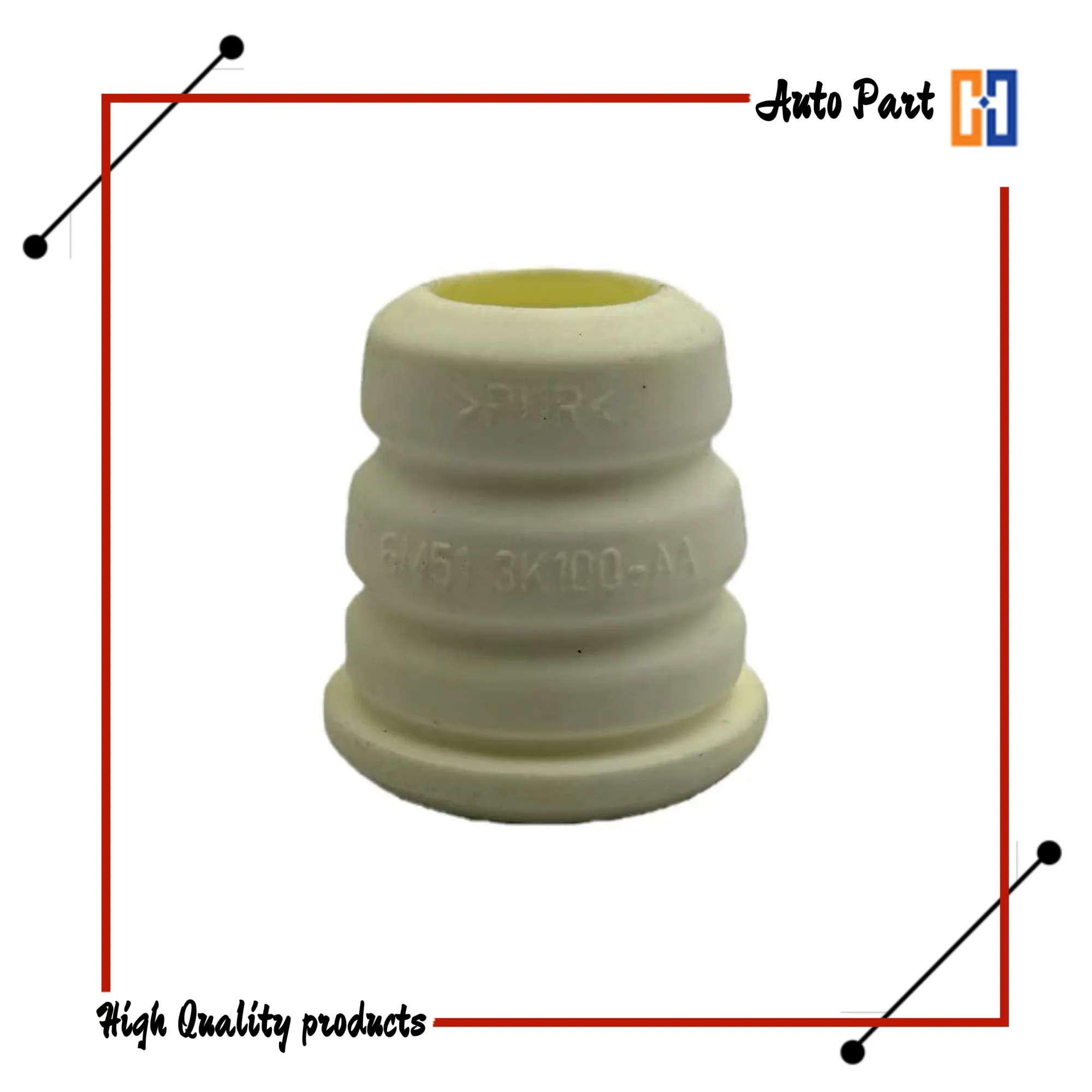 

4PCS Auto Parts Shock-absorbing movement glue FRT 3M51-3K100BF 3M513K100BF 1446481 for Ford Focus CB4 2008-